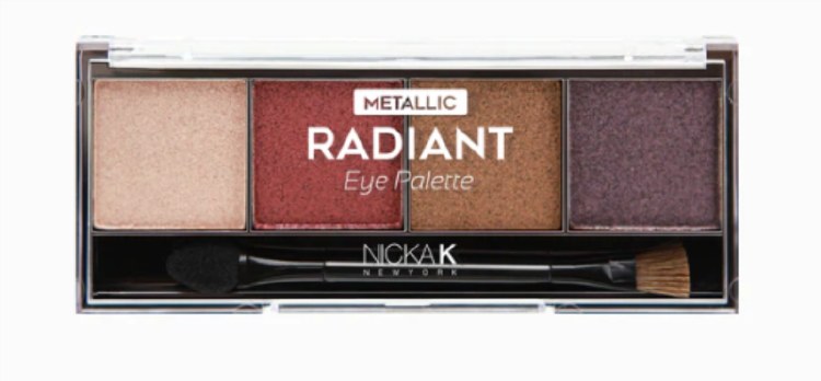 Nicka K New York Metallic Radiant Eye Palette #NRE05 Moon