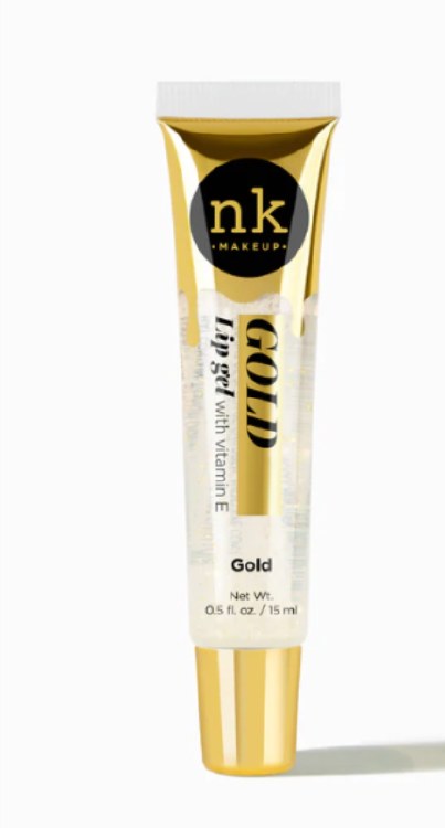 Nicka K Makeup Lip Gel With Vitamin E #LG-CG Clear Gold