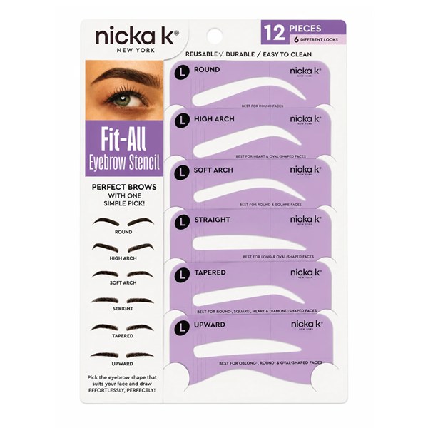 Nicka K Eyebrow Stencil Kit # TAEB02