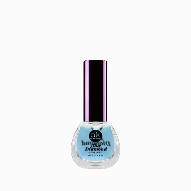 Nicka K Nail Polish #TBD - Blue Diamond Top Coat