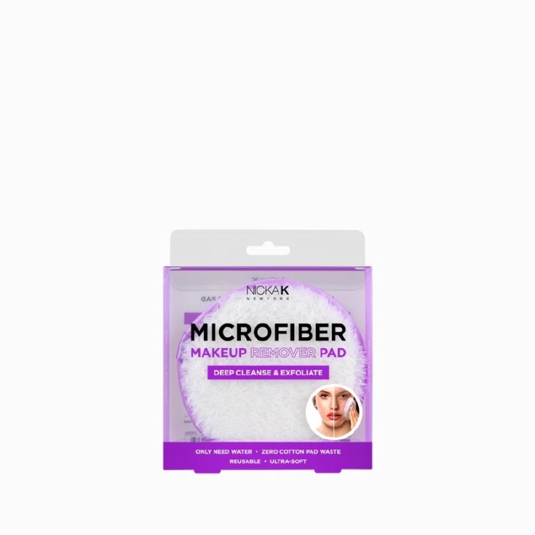 Nicka K Microfiber Makeup Remover Pad #TRPD02 Deep Cleanse & Exfoliate