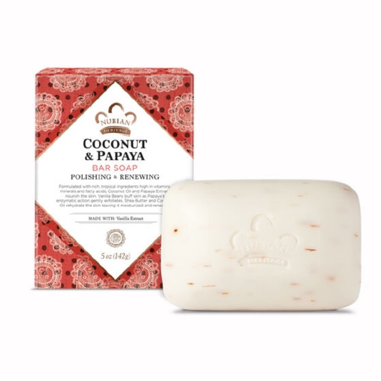 Nubian Heritage Coconut & Papaya Soap 5oz