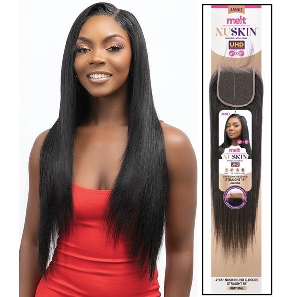 Melt Nuskin UHD 4x5 Lace Closure - Straight - 10 Inch # Natural