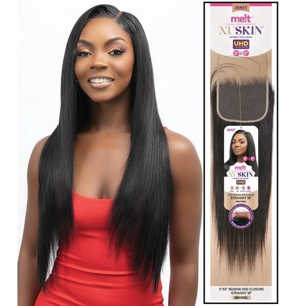Melt Nuskin UHD 5x5 Lace Closure - Straight - 12 Inch # Natural