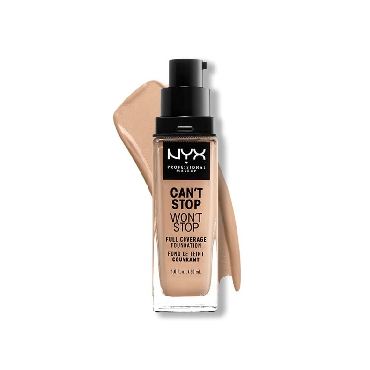 NYX Professional Makeup Can't Stop Won't Stop Foundation 24h Full Coverage #CSWSF07 - Natural