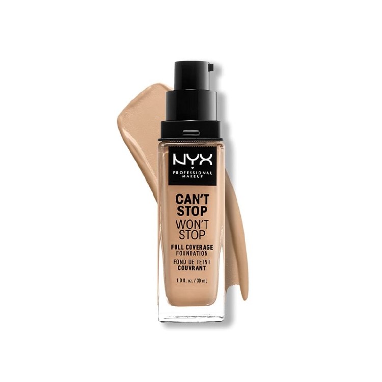 NYX Professional Makeup Can't Stop Won't Stop Foundation 24h Full Coverage #CSWSF08 - True Beige