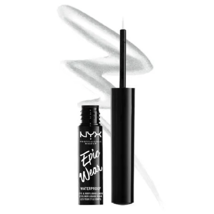 NYX Professional Makeup Epic Wear Metallic Liquid Liner Waterproof #EWMLL03 - Silver Metal