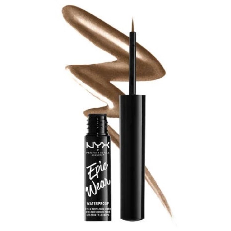 NYX Professional Makeup Epic Wear Metallic Liquid Liner Waterproof #EWMLL04 - Brown Metal