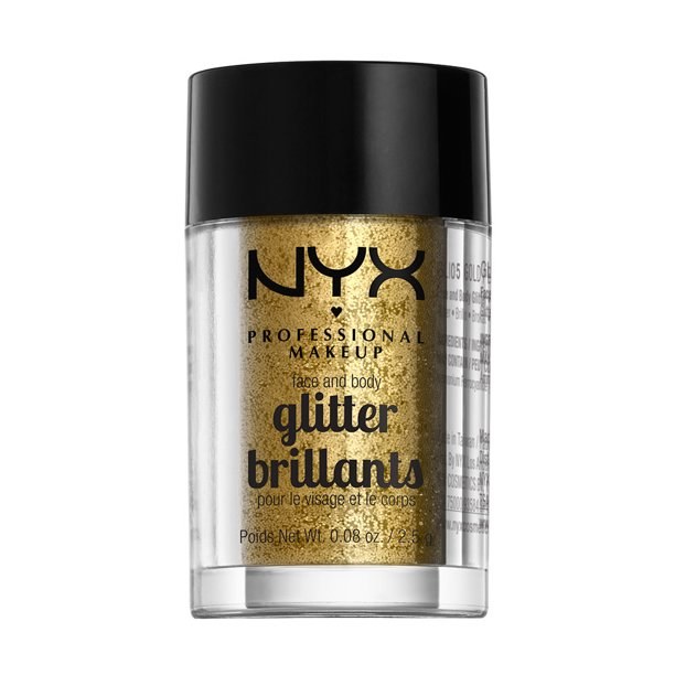 NYX Professional Makeup Face & Body Glitter Brillants #GLI05 - Gold