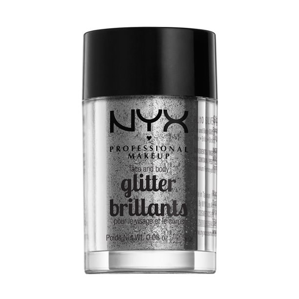 NYX Professional Makeup Face & Body Glitter Brillants #GLI10 - Silver