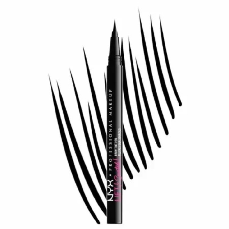 NYX Professional Makeup L&S Brow Tint Pen Waterproof Eyebrow Pen #LAS10 - Black