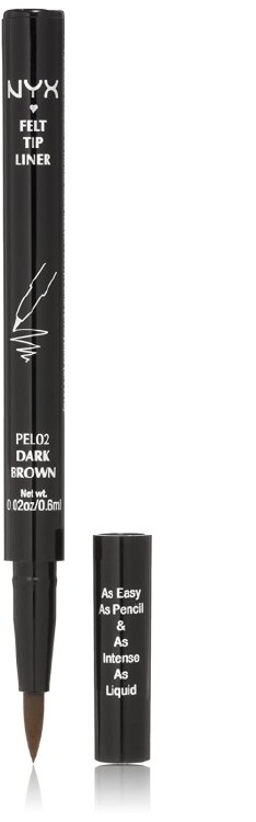 NYX Felt Tip Liner #PEL02 Eyeliner - Dark Brown
