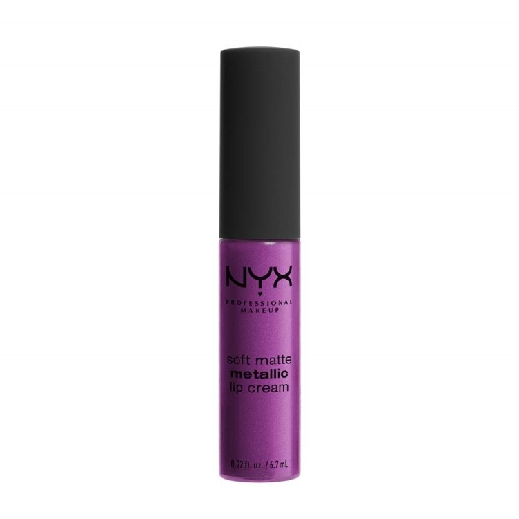 NYX Professional Makeup Soft Matte Metallic Lip Cream #SMMLC08 - Violet