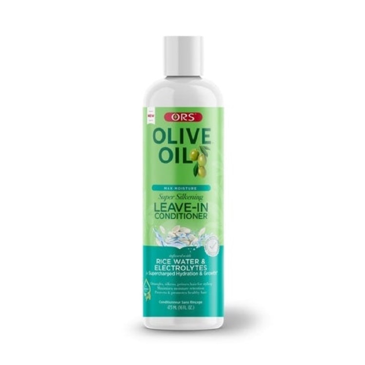 ORS Olive Oil Max Moisture Leave-In Conditioner Rice Water & Electrolytes 16oz