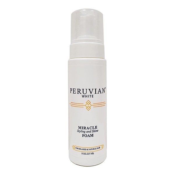 Peruvian White Miracle Styling & Shine Foam 8oz