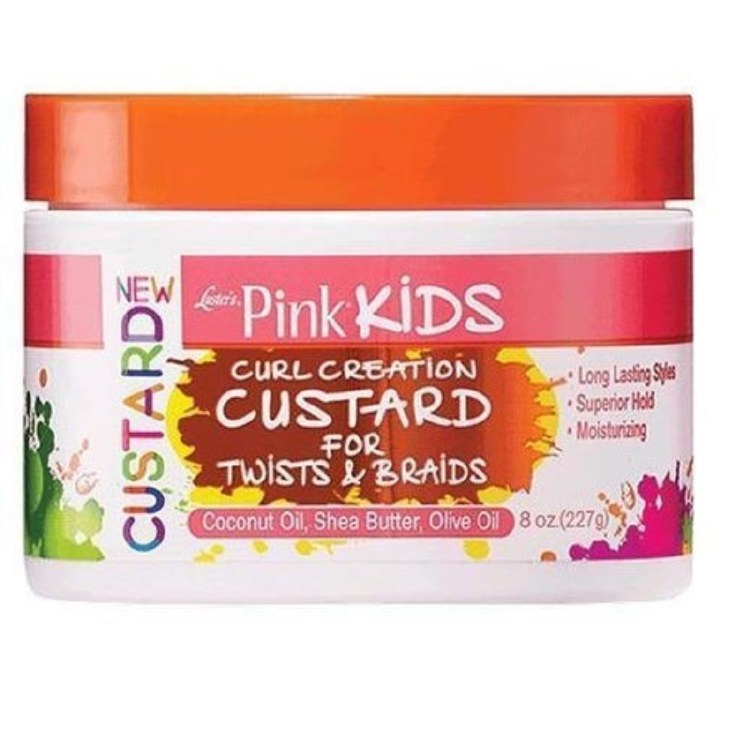 Luster's Pink Kids Curl Creation Custard For Twists & Braids 8oz