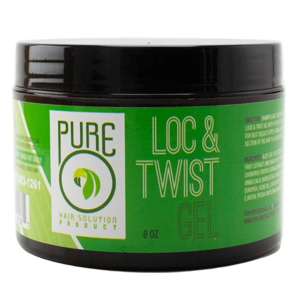 Pure O Naturals Loc & Twist Gel 8oz