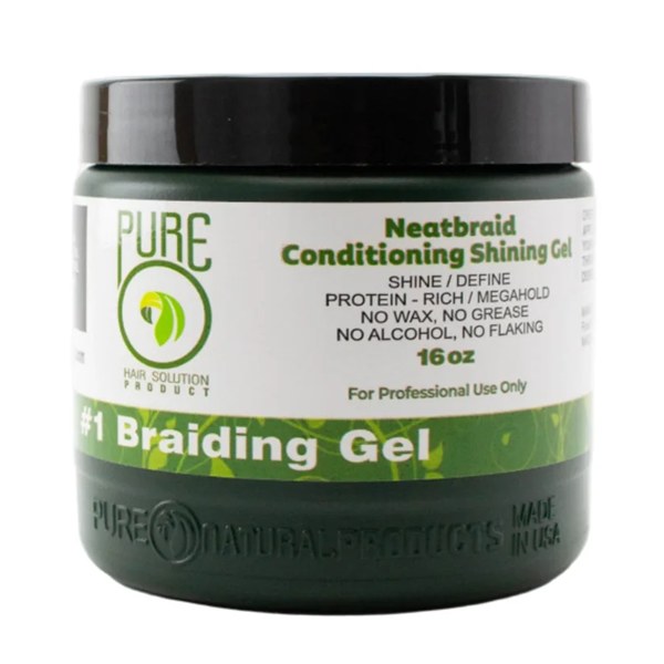 Pure O Neatbraid Conditioning Shining Gel 16oz