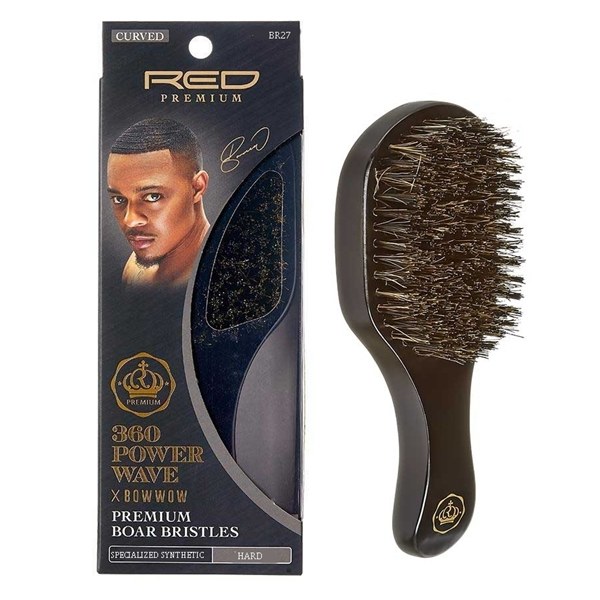 360 Power Wave Boar Curved Club Bristles #BR27 - Hard