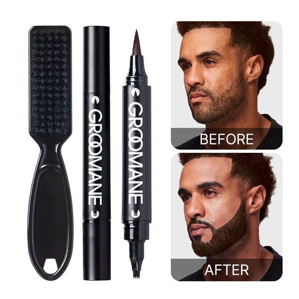 Kiss Groomane Beard Fillng Pen #GR12 - Dark Brown