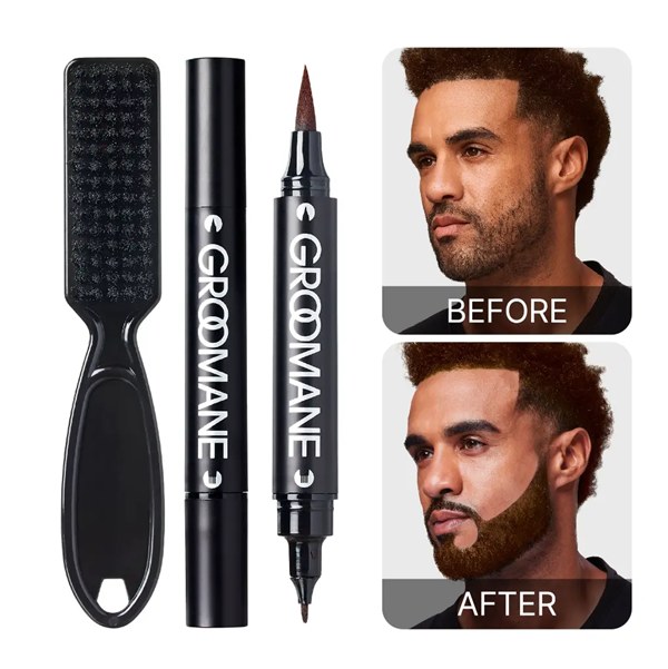 Kiss Groomane Beard Fillng Pen #GR13 - Brown