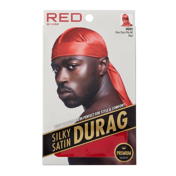 Red Silky Satin Durag #HDUP03 - Red