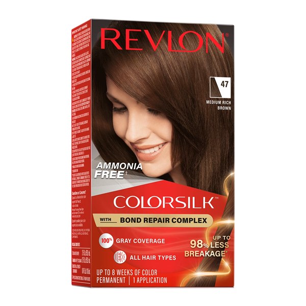 Revlon ColorSilk Hair Color #47 - Medium Rich Brown