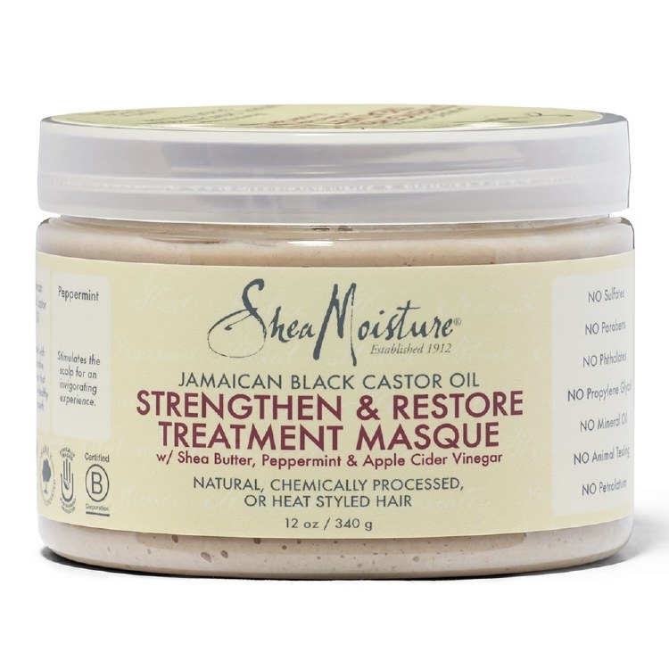 Shea Moisture Jamaican Black Castor Oil Strengthen & Restore Masque 12oz