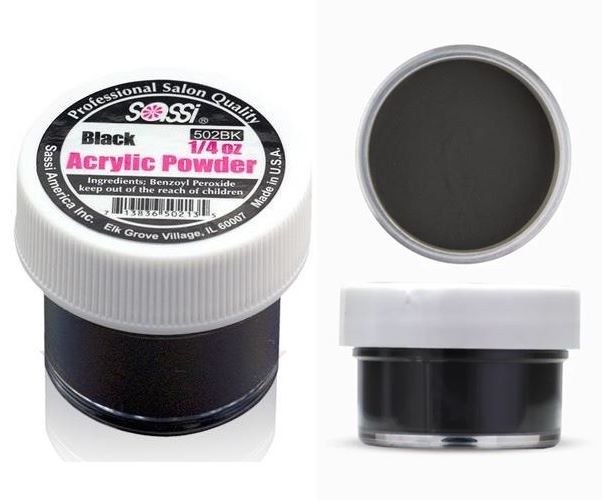 The Sassi Color Code Guide Sassi Dip & Acrylic Color Powder - #502BK - 1/4oz - Black - Beauty ...