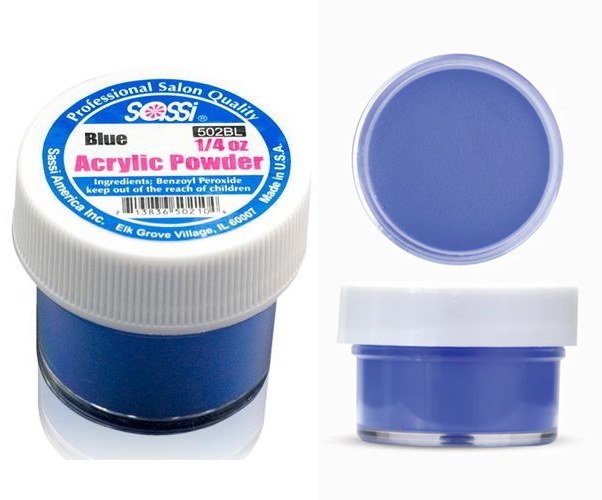 The Sassi Color Code Guide Sassi Dip & Acrylic Color Powder - #502BL - 1/4oz - Blue - Beauty Depot ...