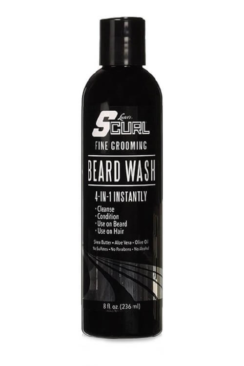 SCurl Fine Grooming 4-in-1 Beard Wash 8oz