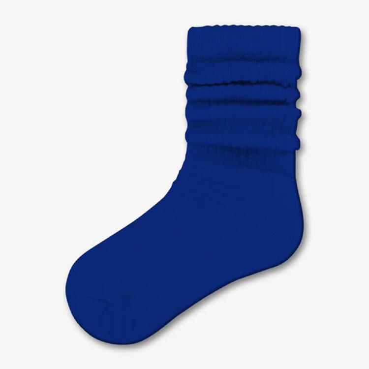 SGB Slouch Socks - Solid Color - Blue