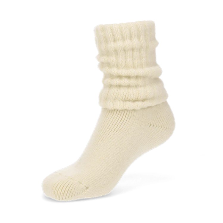 SGB Slouch Socks - Solid Color - Ivory