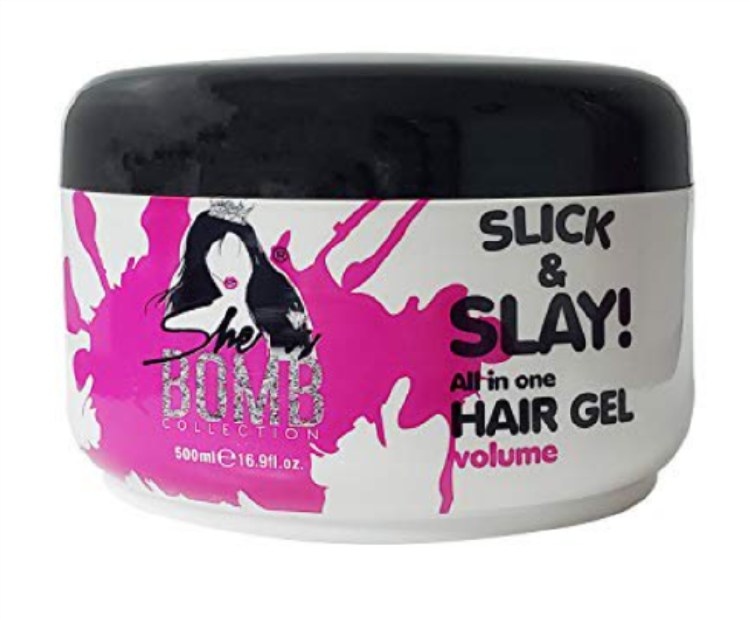 She Is Bomb Collection Slick & Slay All-in-One Hair Gel 16oz