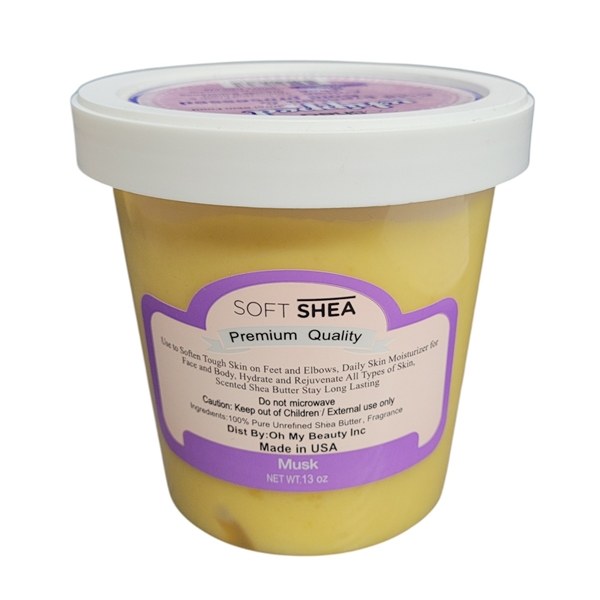 SoShea Whipped Shea Butter 12.75oz - Musk
