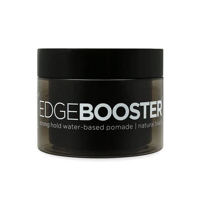 Edge Booster Strong Hold Water-based Pomade 3.38oz - Natural Black