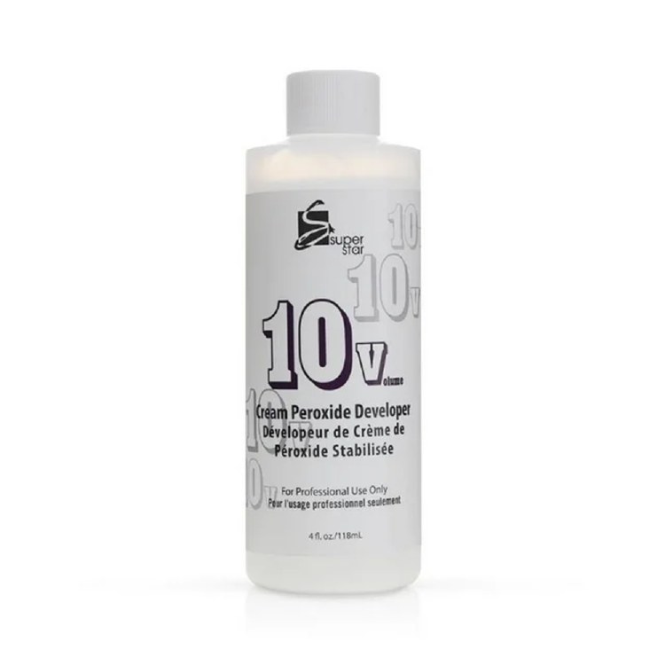 Super Star 10 Volume Cream Peroxide Developer 4oz