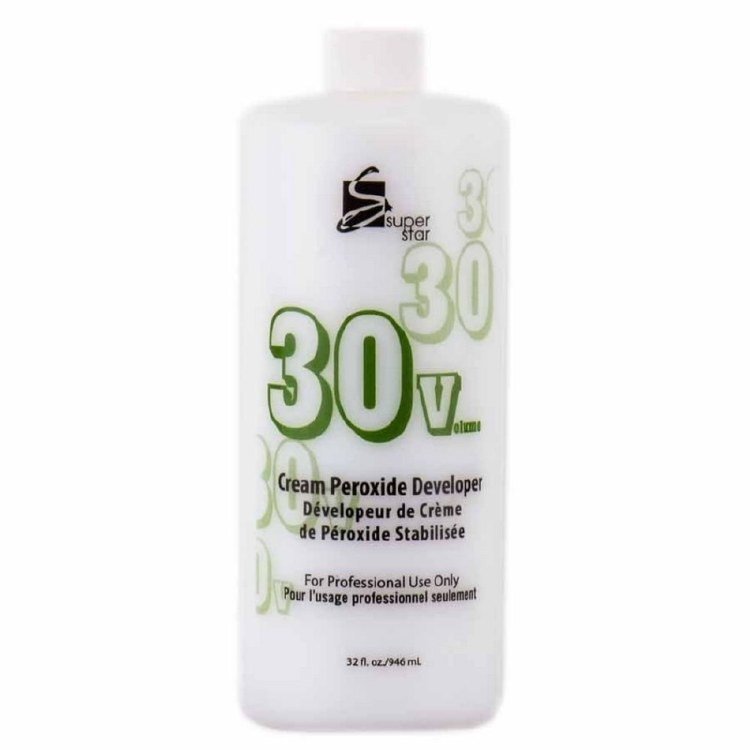Super Star 30 Volume Cream Peroxide Developer 32oz