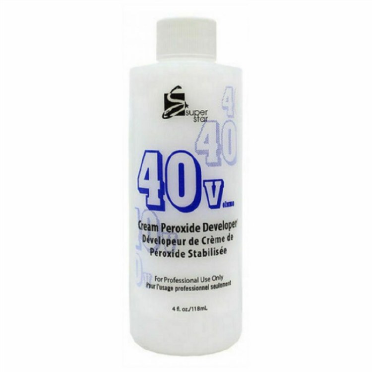 Super Star 40 Volume Cream Peroxide Developer 4oz