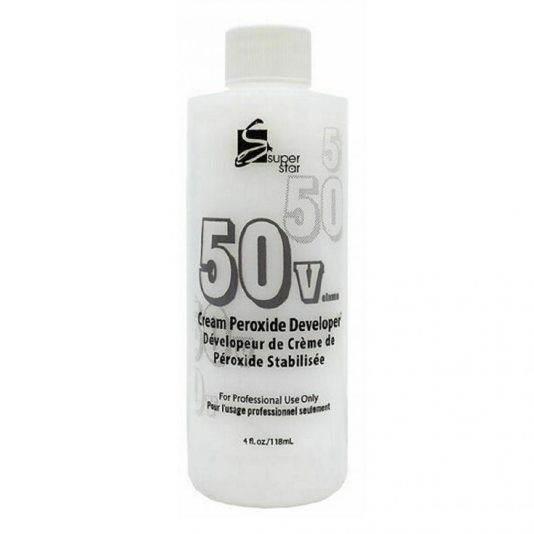Super Star 50 Volume Cream Peroxide Developer 4oz