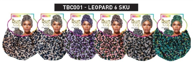 TouchDown Leopard Bun Cap #TBC001