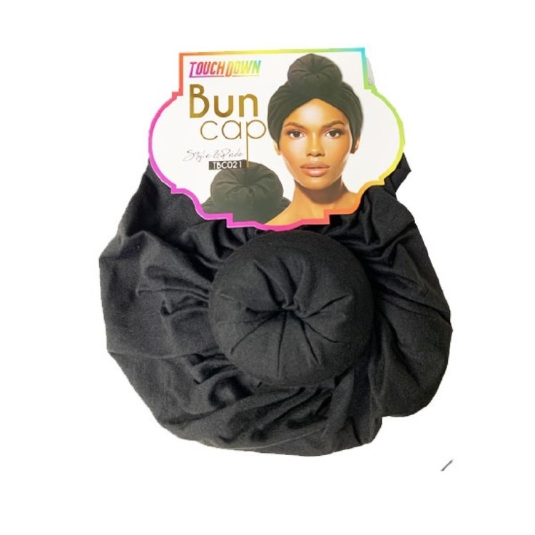 TouchDown Self-Styled Bun Cap Donut Black #TBC021