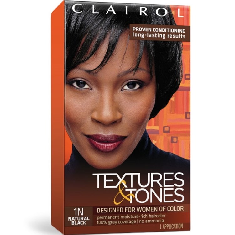 Textures & Tones Hair Color - 1N - Natural Black - Beauty Depot