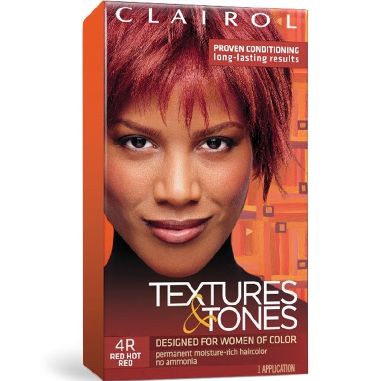 Textures & Tones Hair Color 4R Blazing Burgundy