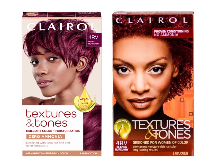 Textures & Tones Hair Color - 4RV - Blazing Burgundy