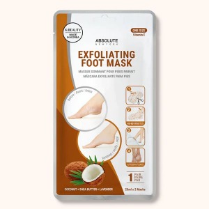 Absolute Exfoliating Foot Mask - #A614 - Coconut & Shea Butter & Lavender