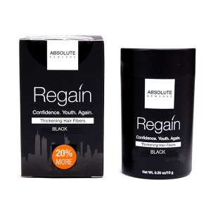 Absolute Regain Thickening Medium Hair Fibers - #AHF21 - Black - 0.42oz