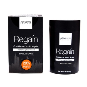 Absolute Regain Thickening Medium Hair Fibers - #AHF22 - Dark Brown - 0.42oz