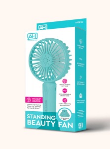 Absolute Pinccat Standing Beauty Fan - #APBF09 - Blue
