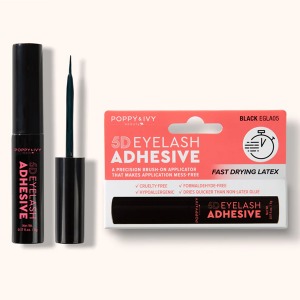 Poppy & Ivy 5D Brush on Latex Eyelash Adhesive - #EGLA05 - Black
